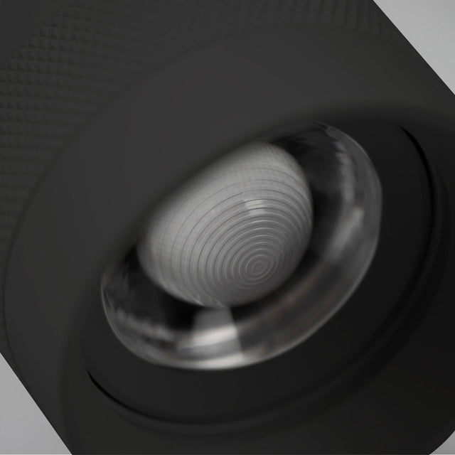 3-Phasen Schienen-Strahler fokussierbar 8W 20°-55° schwarz matt 2700K dimmbar - Beleuchtung