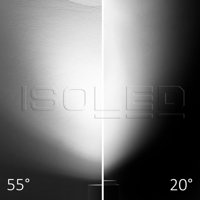 3-Phasen Schienen-Strahler fokussierbar 24W 20°-55° weiß matt 4000K - Beleuchtung