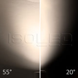 3-Phasen Schienen-Strahler fokussierbar 24W 20°-55° schwarz matt 3000K dimmbar - Beleuchtung