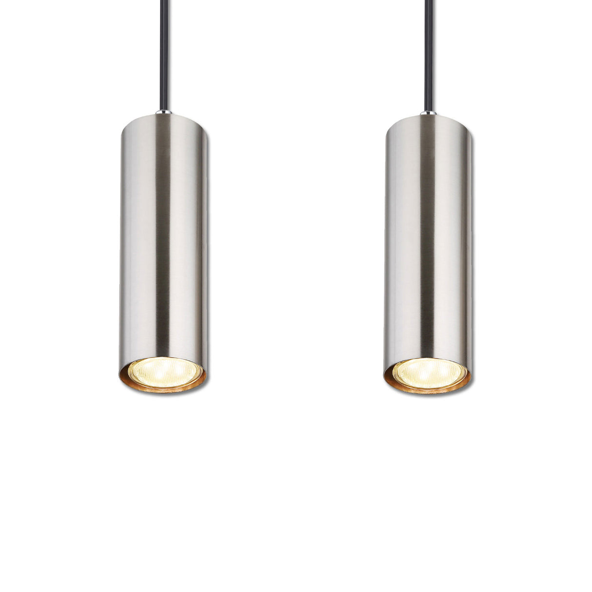 Hängeleuchte nickel matt, 4xGU10 Fassung, exkl. Leuchtmittel