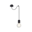 Hängeleuchte Metall schwarz 120cm Kabel 1xE27 Fassung exkl. Leuchtmittel - Beleuchtung