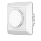 DALI 1 Gruppe Einbau-Dreh Master-Dimmer, weiß, 230V AC oder DALI-Bus Spannung