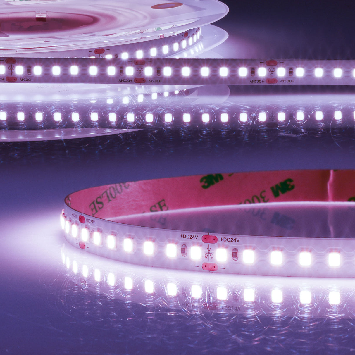 LED CRI Food Flexband Vegetable, 24V DC, 14,4W, IP20, 5m Rolle, 140 LED/m