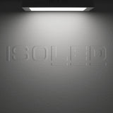 Deckenlampe Slim eckig weiß 220x220mm mit PIR-Bewegungssensor 18W Trafo integriert neutralweiß - Beleuchtung