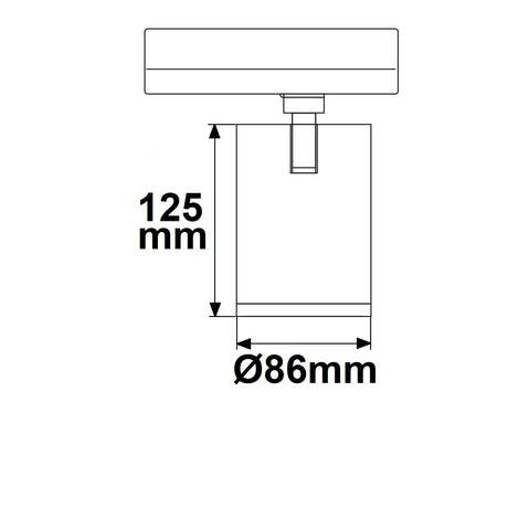 3-Phasen Schienen-Strahler 35W 60° schwarz matt 4000K CRI90 - Beleuchtung