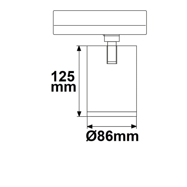 3-Phasen Schienen-Strahler 35W 38° schwarz matt 4000K CRI90 - Beleuchtung