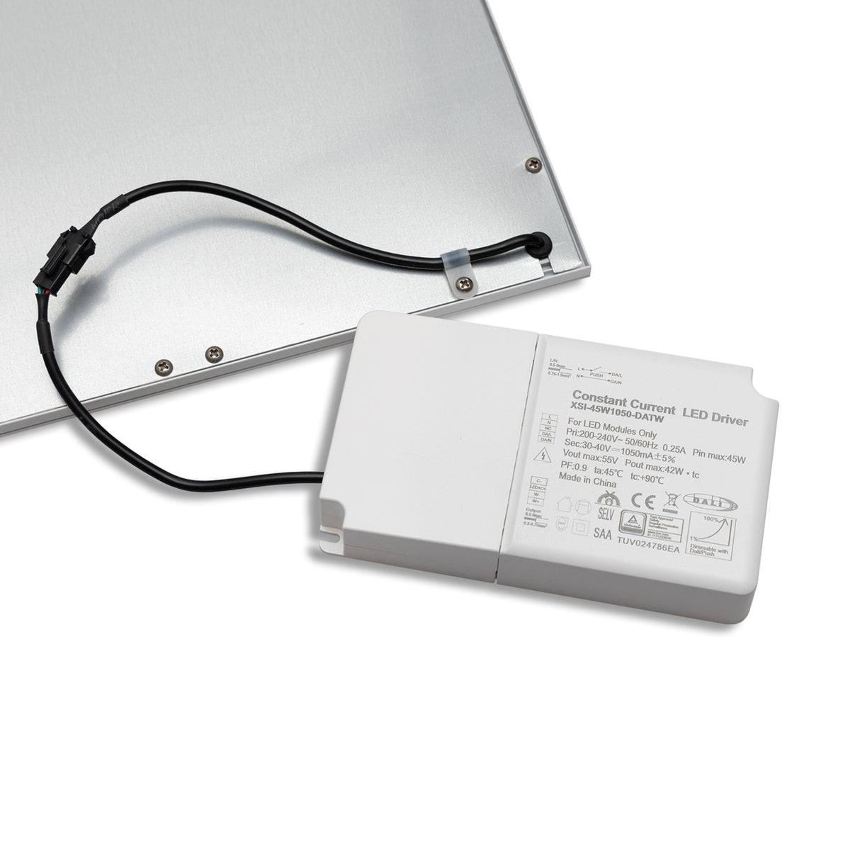 LED Panel HCL Line 625, UGR<19 4H/8H, CRI90, 42W, weißdynamisch, DALI DT8