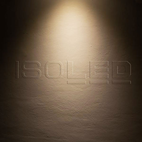 LED Einbaustrahler PC68 IP44, brushed, 5W, 38°, warmweiß, 3 Stufen dimmbar, korrosionsbeständig
