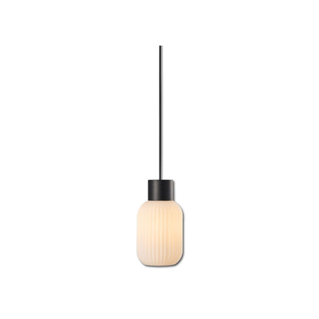 Pendelleuchte white Glas schmal E27 50-300cm exkl. Leuchtmittel exkl. Baldachin - Beleuchtung
