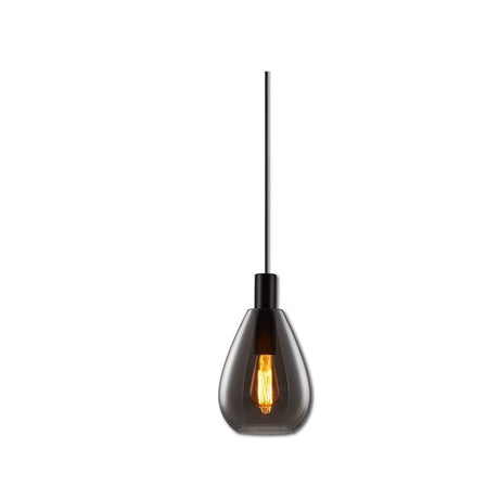 Pendelleuchte Smoky Glas E27 50-300cm exkl. Leuchtmittel exkl. Baldachin - Beleuchtung