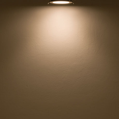 LED Downlight, 9W, rund, ultraflach, blendungsreduziert, weiß, warmweiß, dimmbar CRI90