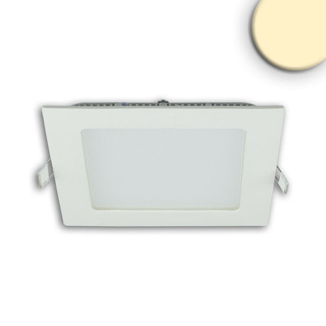LED Downlight 9W eckig ultraflach blendungsreduziert weiß warmweiß dimmbar CRI90 - Beleuchtung