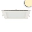 LED Downlight 15W eckig ultraflach blendungsreduziert weiß warmweiß dimmbar CRI90 - Beleuchtung