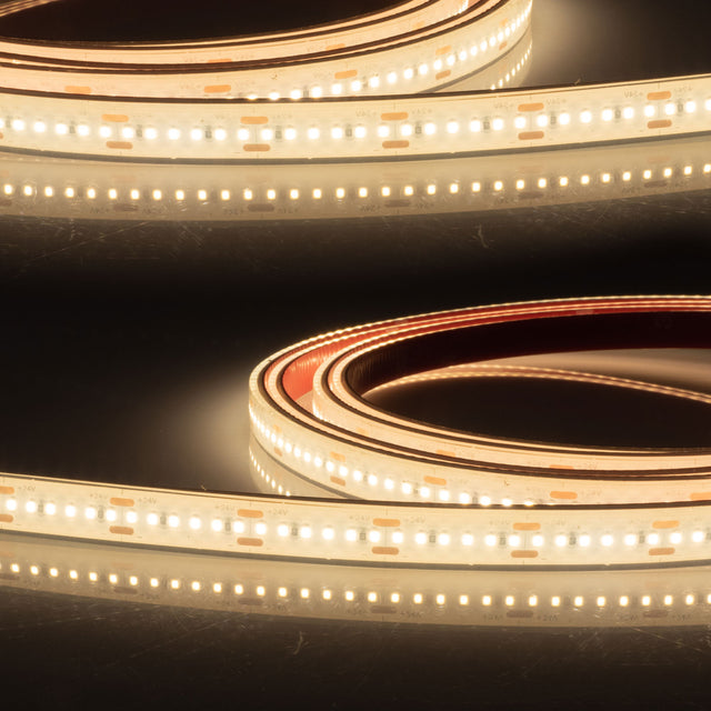 Trennstelle: 25mm mit je 6 SMD | Pitch (Lichtpunkt Mitte-Mitte): 4,17mm | 1 Einheit (Rolle) = 5m | max. Flexbandlänge pro Einspeisung: 5m | Längentoleranz + Wärmeausdehnung: 1% | kein Kühlprofil erforderlich | inkl. 3M VHB Klebeband | Untergrund vor dem Ankleben reinigen und entfetten! Nicht wieder ablösen! | Silikon Verguss | BESONDERHEIT: Anschlusskabel beidseitig