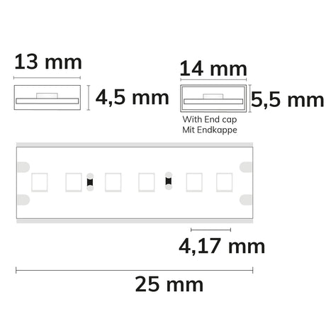 LED AQUA930 Linear Flexband 24V DC 10W IP68 3000K 5m Rolle 240 LED/m - Beleuchtung