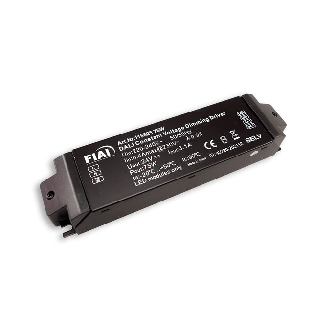 LED PWM-Trafo 24V/DC 0-75W IP20 Push/DALI dimmbar SELV - Beleuchtung