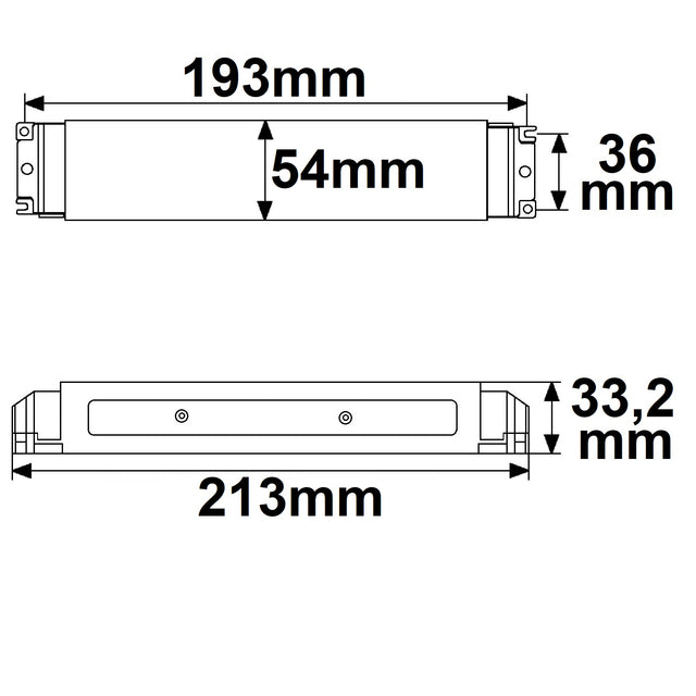 LED PWM-Trafo 24V/DC 0-75W IP20 Push/DALI dimmbar SELV - Beleuchtung
