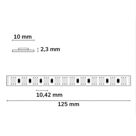 LED RGB 48V Flexband 14,4W IP20 20m Rolle 96 LED/m - Beleuchtung