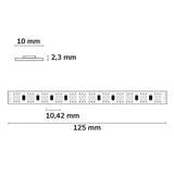 LED RGB + WW Flexband 48V DC 19W IP20 20m Rolle 96 LED/m - Beleuchtung