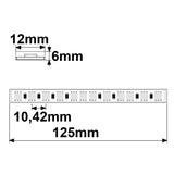 LED AQUA RGB+WW Flexband, 48V DC, 19W, IP68, 20m Rolle, 96 LED/m