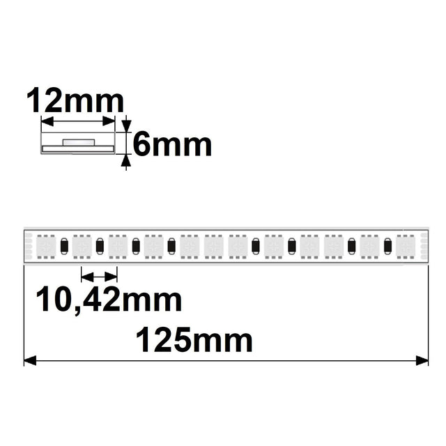 LED AQUA RGB+WW Flexband, 48V DC, 19W, IP68, 20m Rolle, 96 LED/m