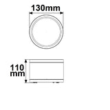 LED Deckenaufbaustrahler IP65 weiß 25W ColorSwitch 3000|4000|5000K dimmbar - Beleuchtung