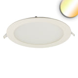 LED Downlight 18W rund ultraflach weiß 225mm ColorSwitch 3000|3500|4000K dimmbar - Beleuchtung