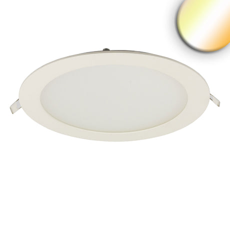 LED Downlight 18W rund ultraflach weiß 225mm ColorSwitch 3000|3500|4000K dimmbar - Beleuchtung
