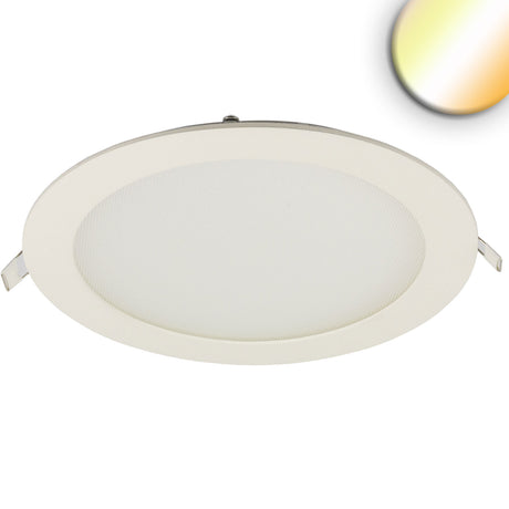 LED Downlight 24W rund ultraflach weiß 300mm ColorSwitch 3000|3500|4000K dimmbar - Beleuchtung