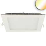 LED Downlight 24W eckig ultraflach weiß 300x300mm ColorSwitch 3000|3500|4000K dimmbar - Beleuchtung