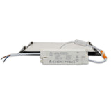 LED Downlight, 24W, eckig ultraflach schwarz, 300x300mm, ColorSwitch 3000|3500|4000K, dimmbar