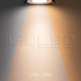LED Einbauleuchte Slim68 Alu schwarz rund 6W|6W 24V DC weißdynamisch 2700-5700K - Beleuchtung