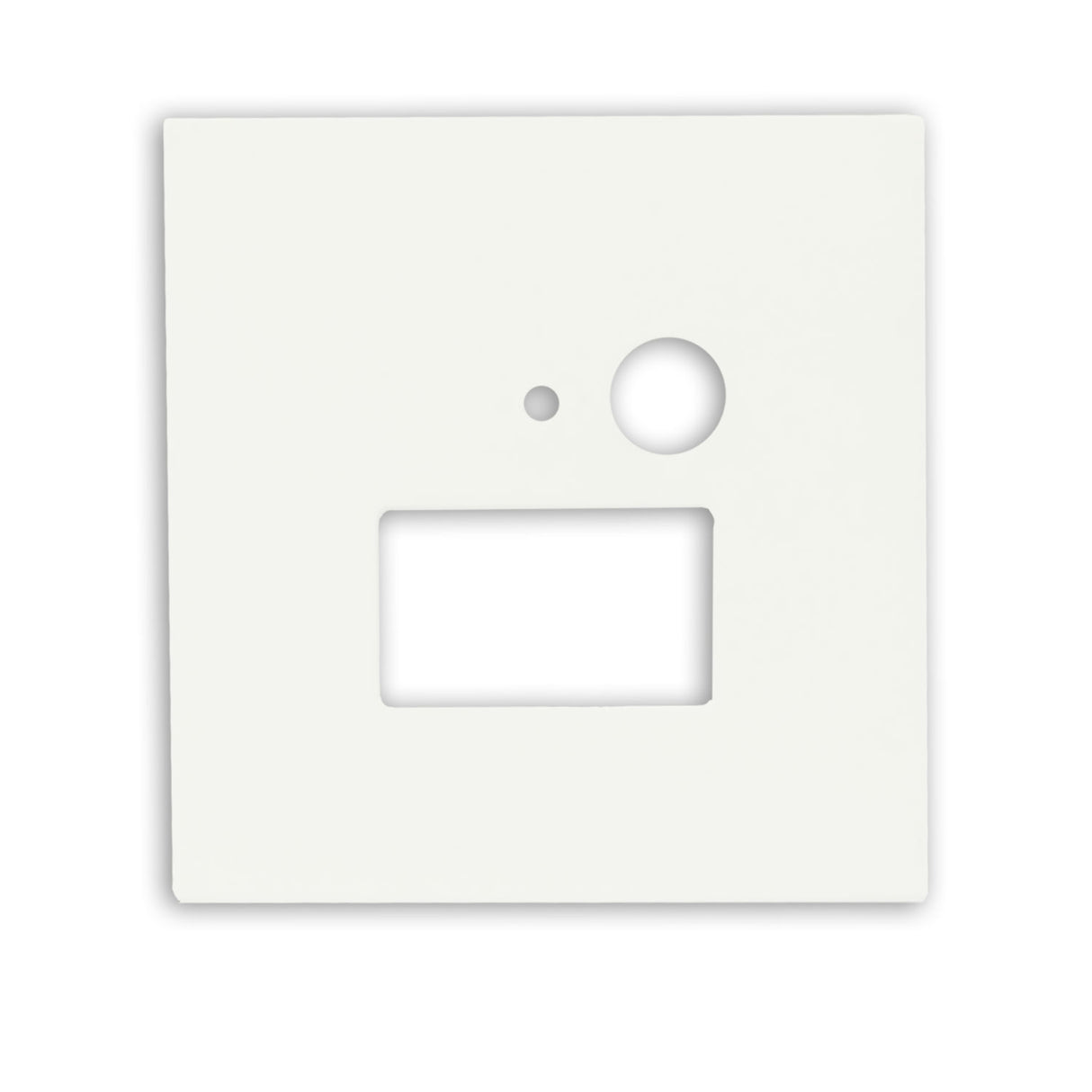Cover Aluminium eckig 3 weiß, für Wandeinbauleuchte Sys-Wall68 mit PIR Sensor