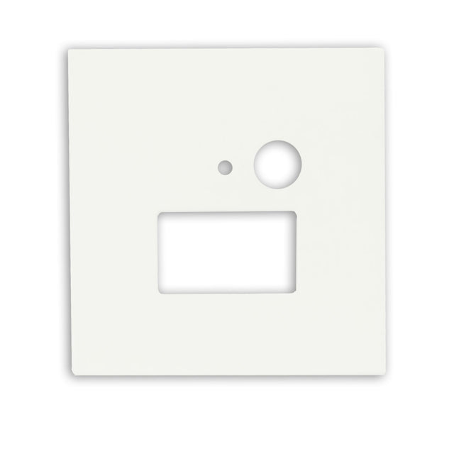 Cover Aluminium eckig 3 weiß, für Wandeinbauleuchte Sys-Wall68 mit PIR Sensor
