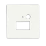 Cover Aluminium eckig 3 weiß, für Wandeinbauleuchte Sys-Wall68 mit PIR Sensor