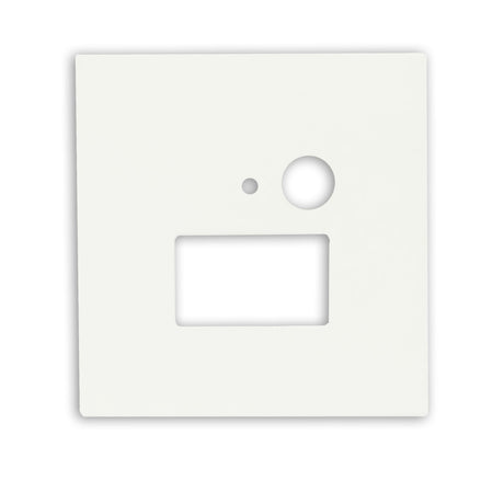 Cover Aluminium eckig 3 weiß, für Wandeinbauleuchte Sys-Wall68 mit PIR Sensor