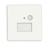 Cover Aluminium eckig 3 weiß, für Wandeinbauleuchte Sys-Wall68 mit PIR Sensor