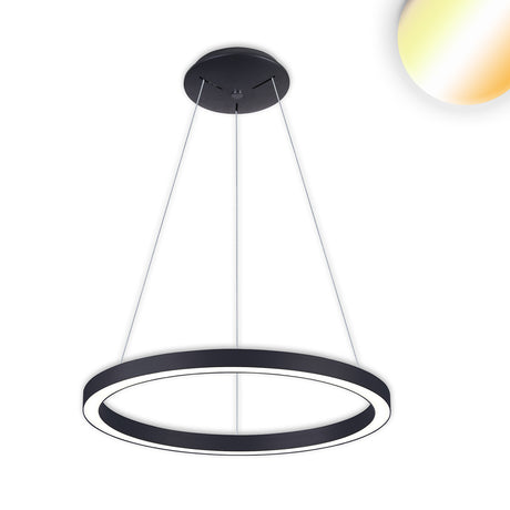 LED Hängeleuchte Circle 580 schwarz 48W rund ColorSwitch 3000|3500|4000K dimmbar - Beleuchtung