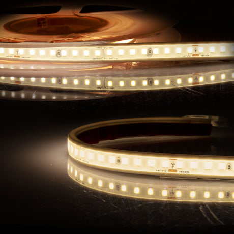 Trennstelle: 50mm mit je 8 SMD | Pitch (Lichtpunkt Mitte-Mitte): 6,25mm | 1 Einheit (Rolle) = 5m | max. Flexbandlänge pro Einspeisung: 5m | Längentoleranz + Wärmeausdehnung: 1% | kein Kühlprofil erforderlich | inkl. 3M VHB Klebeband | Untergrund vor dem Ankleben reinigen und entfetten! Nicht wieder ablösen! | Polyurethan Verguss | BESONDERHEIT: Anschlusskabel beidseitig