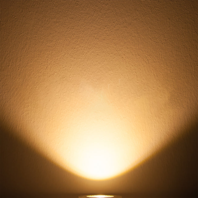 LED Bodeneinbaustrahler rund 55mm Edelstahl 12-24V IP67 3W 10° warmweiß - Beleuchtung