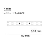 LED CRI865 Flexband 24V DC 15W IP20 6500K 5m Rolle 120 LED/m - Beleuchtung