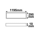 LED Panel Professional Line 1200 UGR<19 4H/8H 26W Rahmen weiß RAL 9016 neutralweiß - Beleuchtung