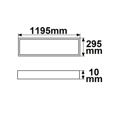 LED Panel Professional Line 1200 UGR<19 4H/8H 26W Rahmen weiß RAL 9016 neutralweiß Push/DALI dim - Beleuchtung