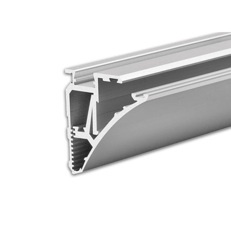 LED Glaskantenprofil Regal Aluminium eloxiert 2m - Beleuchtung