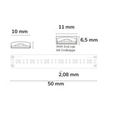 LED AQUA COB930 Linear Flexband 24V DC 8W IP68 3000K 5m Rolle 480 LED/m - Beleuchtung