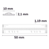 LED COB RGB Linear Flexband 24V DC 14,4W IP20 5m Rolle 840 LED/m - Beleuchtung