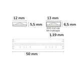 LED AQUA COB RGB Linear Flexband 24V DC 14,4W IP68 5m Rolle 840 LED/m - Beleuchtung