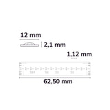 LED COB RGB + WW Linear Flexband 24V DC 20W IP20 5m Rolle 896 LED/m - Beleuchtung