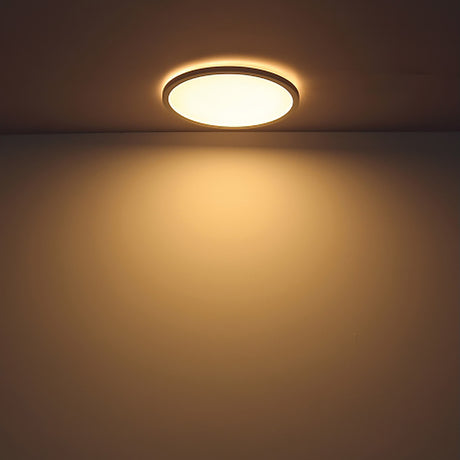 LED Deckenleuchte Slim420 Up&Down weiß 24W rund DN420 warmweiß - Beleuchtung