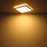 LED Deckenleuchte Slim300 Up&Down weiß 18W eckig 300x300mm warmweiß - Beleuchtung